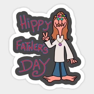 Hippy Father's Day! Sticker